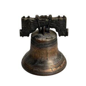 VTG Liberty Bell Souvenir Copper Metal Philadelphia PA Pass Stow Independence